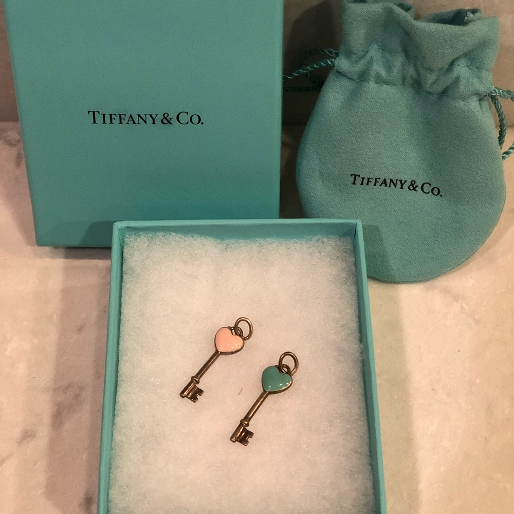 Tiffany & Co Heart Key Pendants
